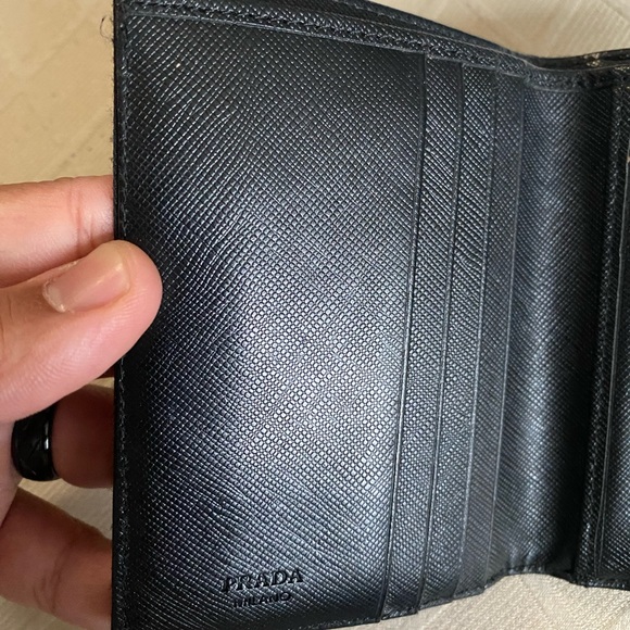 Prada nylon small wallet (VINTAGE)Black - Picture 9 of 10